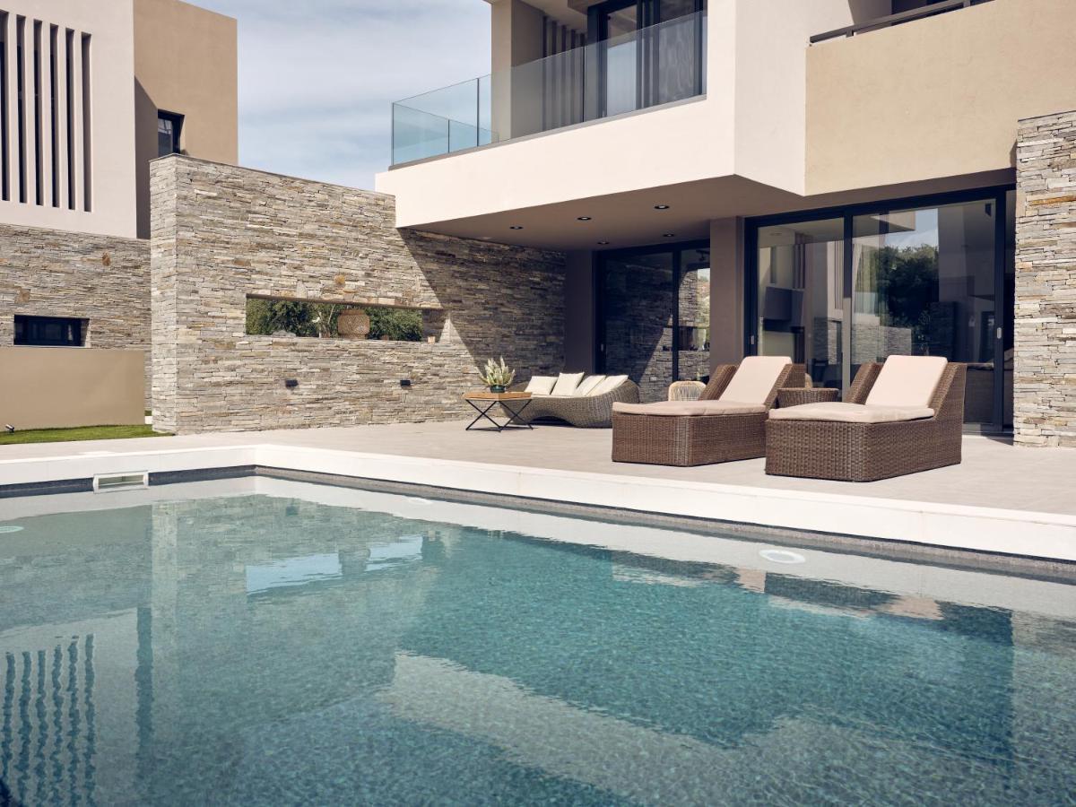 Aguacate Agave With Private Swimming Pool Villa Tsilivi  Luaran gambar